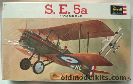 Revell 1/72 SE-5a Scout, H633-60 plastic model kit